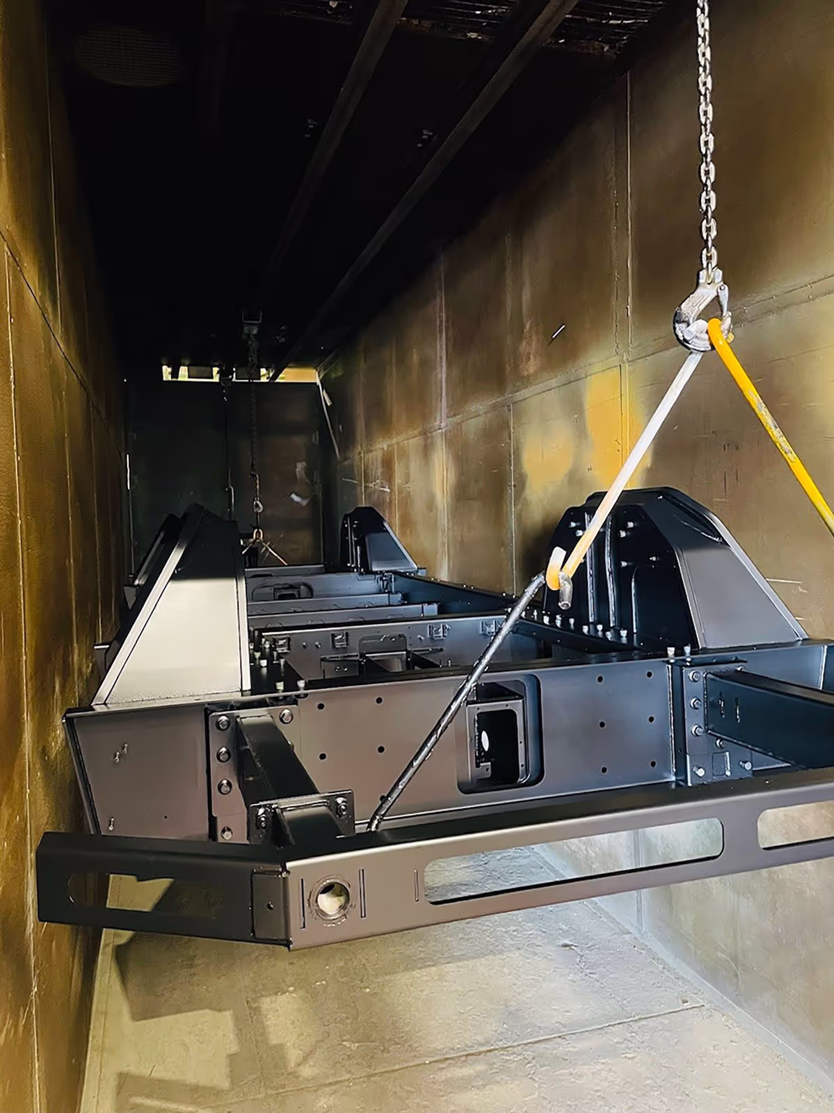 Powder coating workshop in Coventry