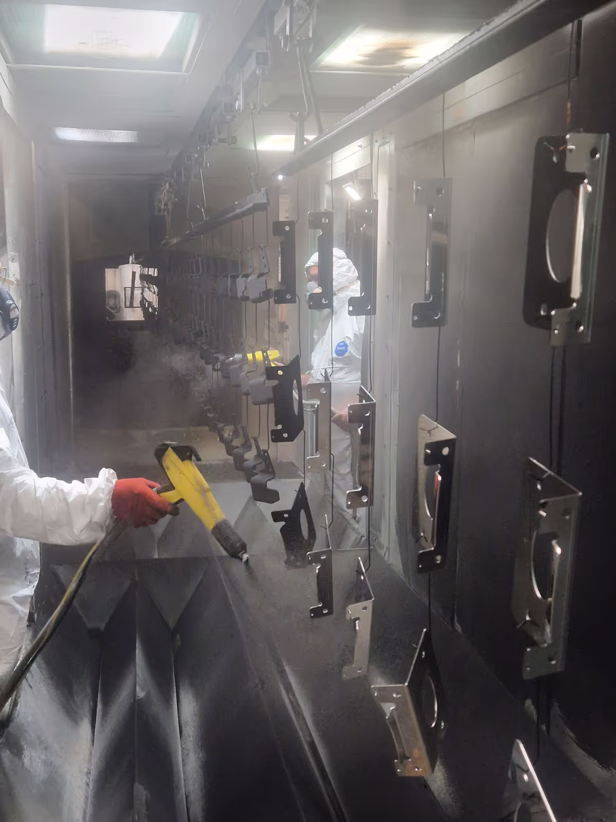 Powder coating workshop in Coventry